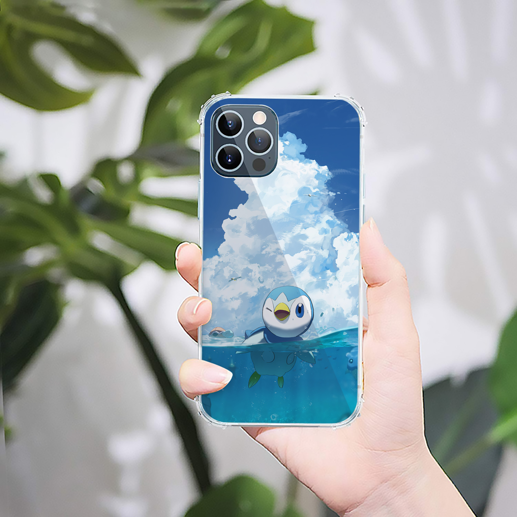 （画像用） ポケットモンスター Pokémon 【iPhone 12シリーズ対応】透明スマホケース（クリアソフトケース）